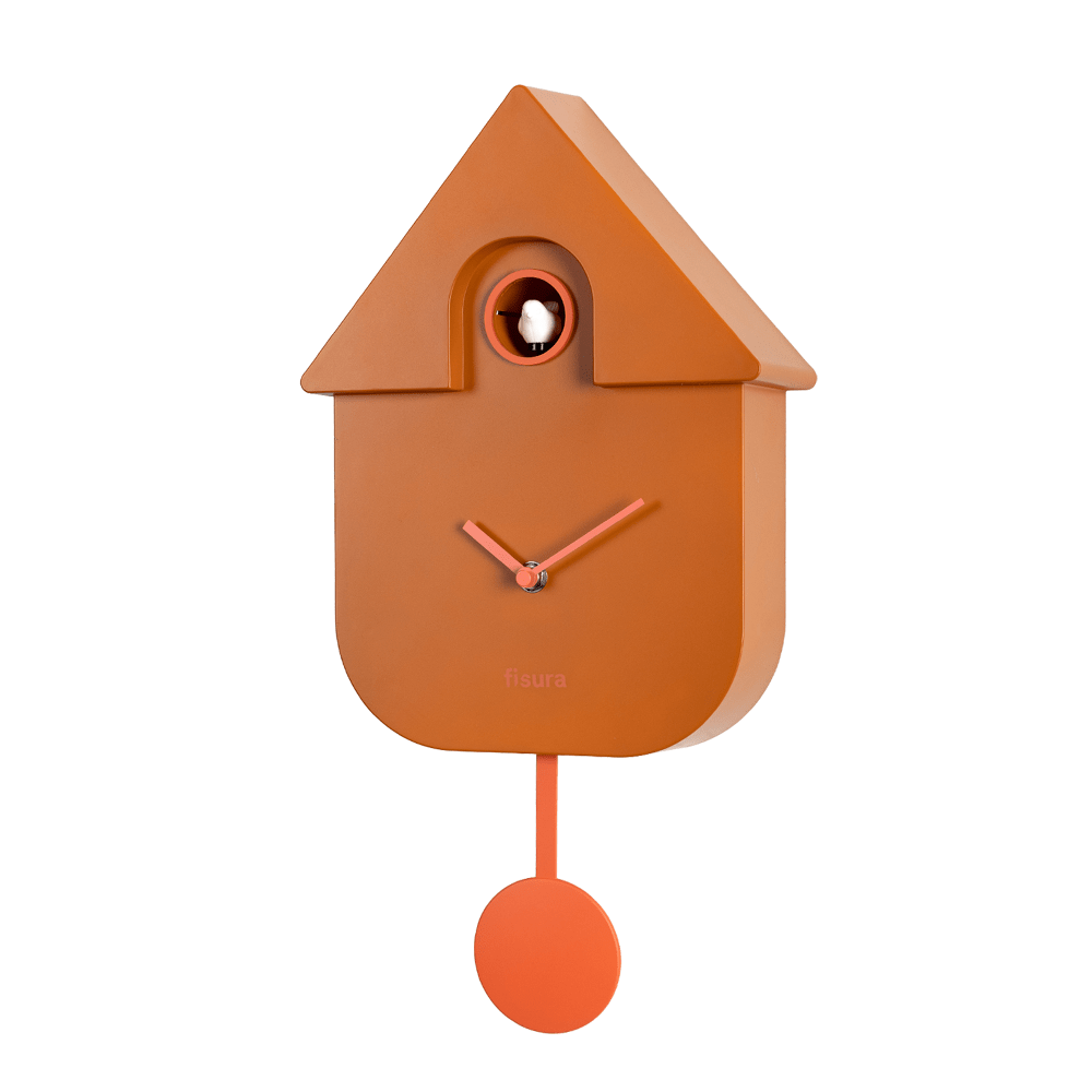 Fisura Reloj Cuco casita - Terracota