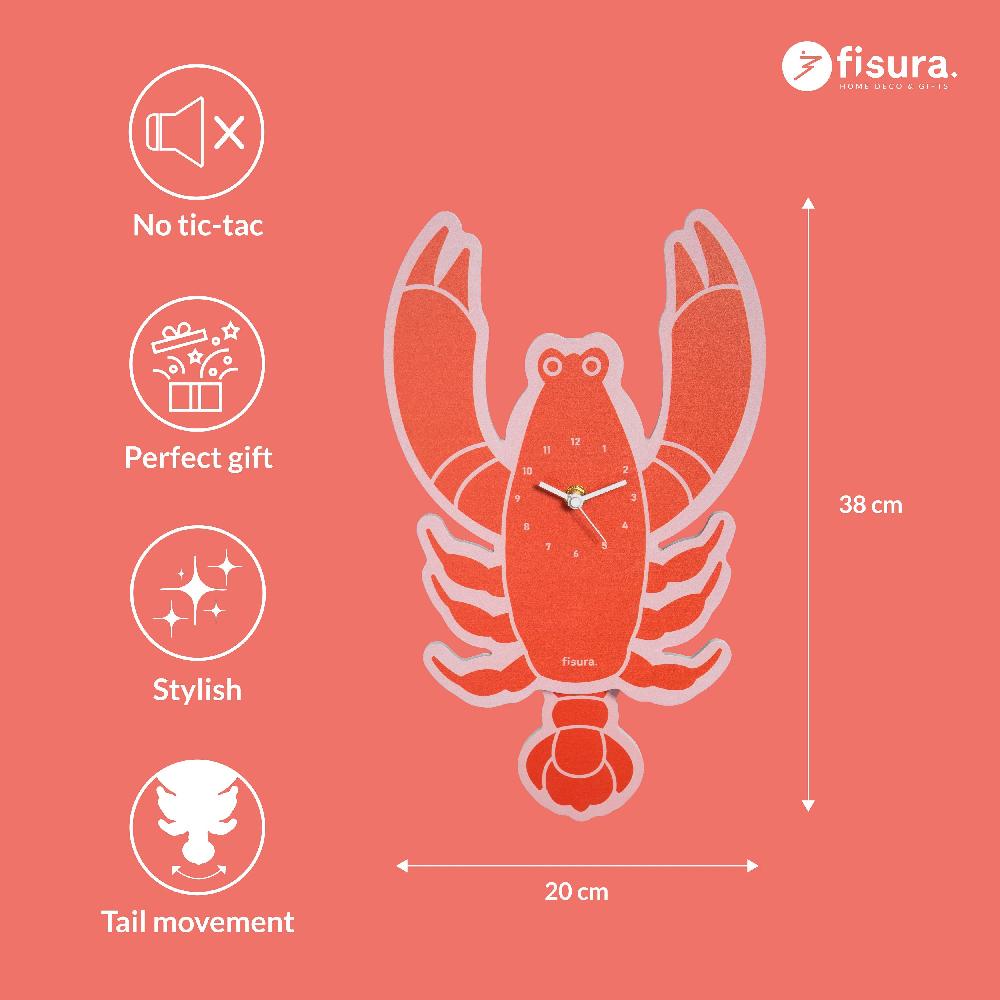 Fisura Reloj De Pared “langosta”