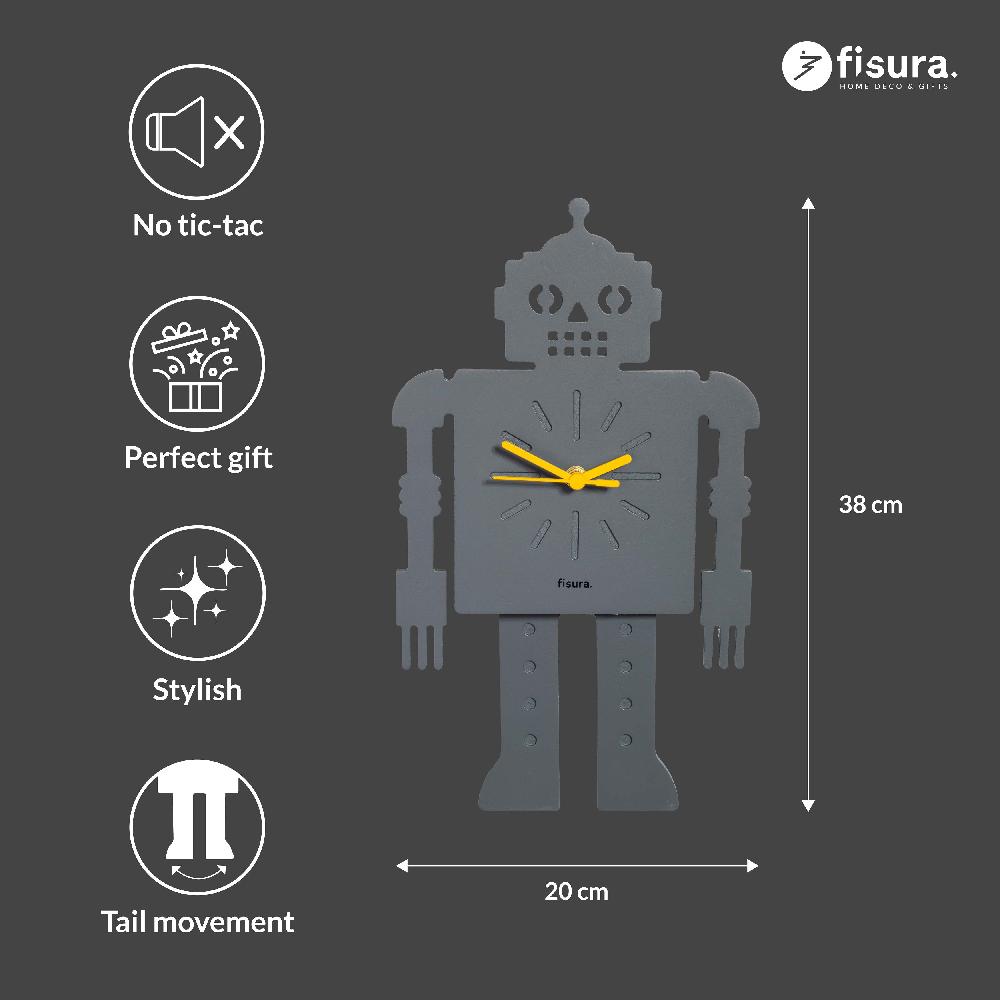 Fisura Reloj De Pared “robot”