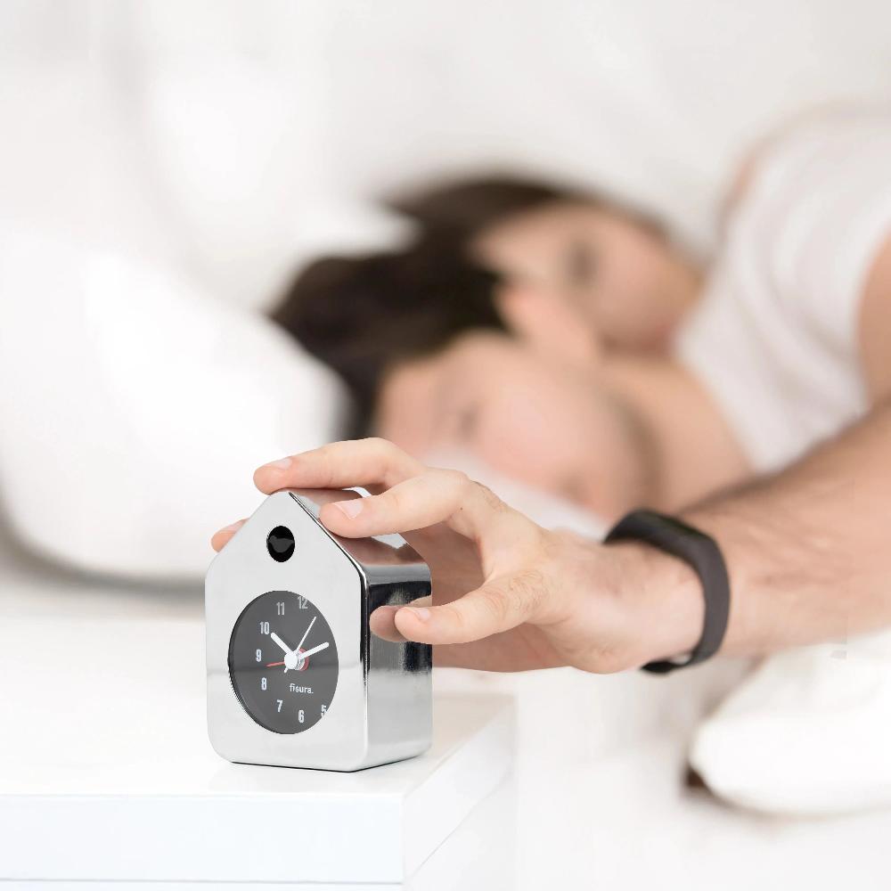 Fisura Reloj Despertador Casita Mini Cromo