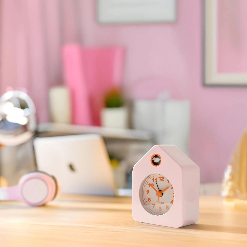 Fisura Reloj Despertador Casita Mini Rosa