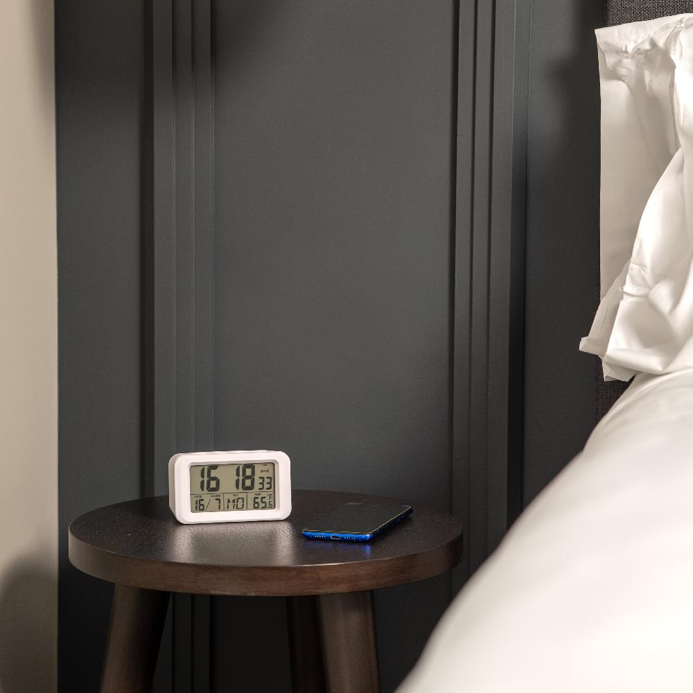 Fisura Reloj Despertador Digital Blanco