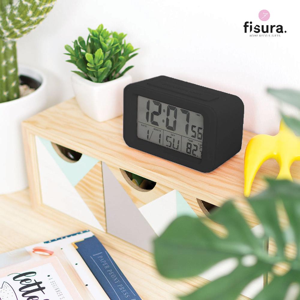 Fisura Reloj Despertador Digital Negro