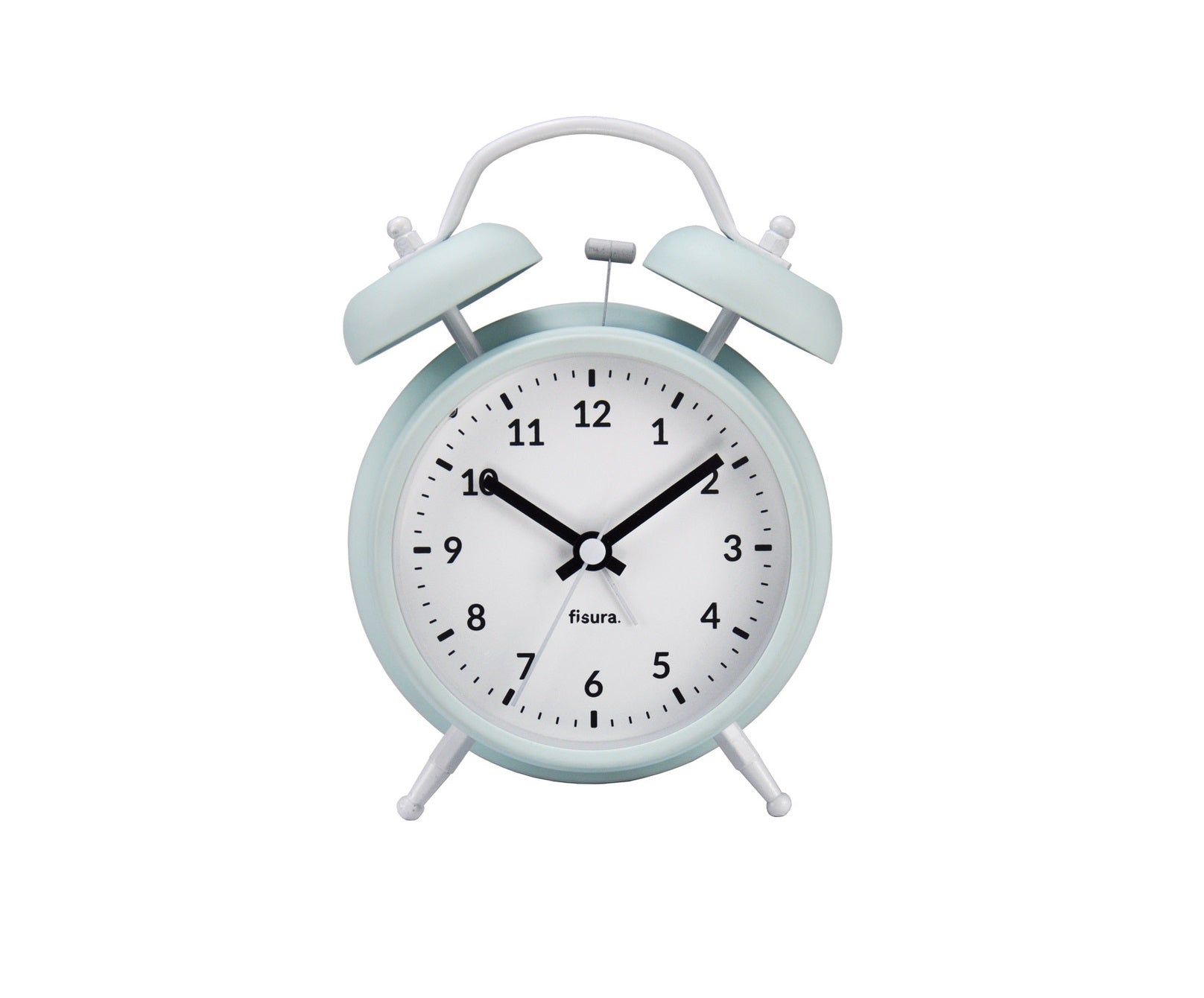 Fisura Reloj Despertador Retro Menta & Blanco
