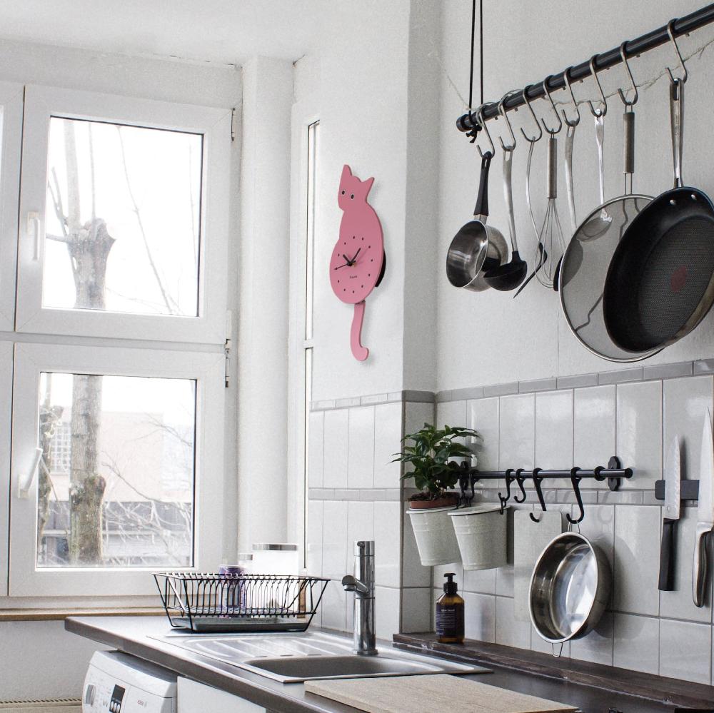 Fisura Reloj Gato Rosa