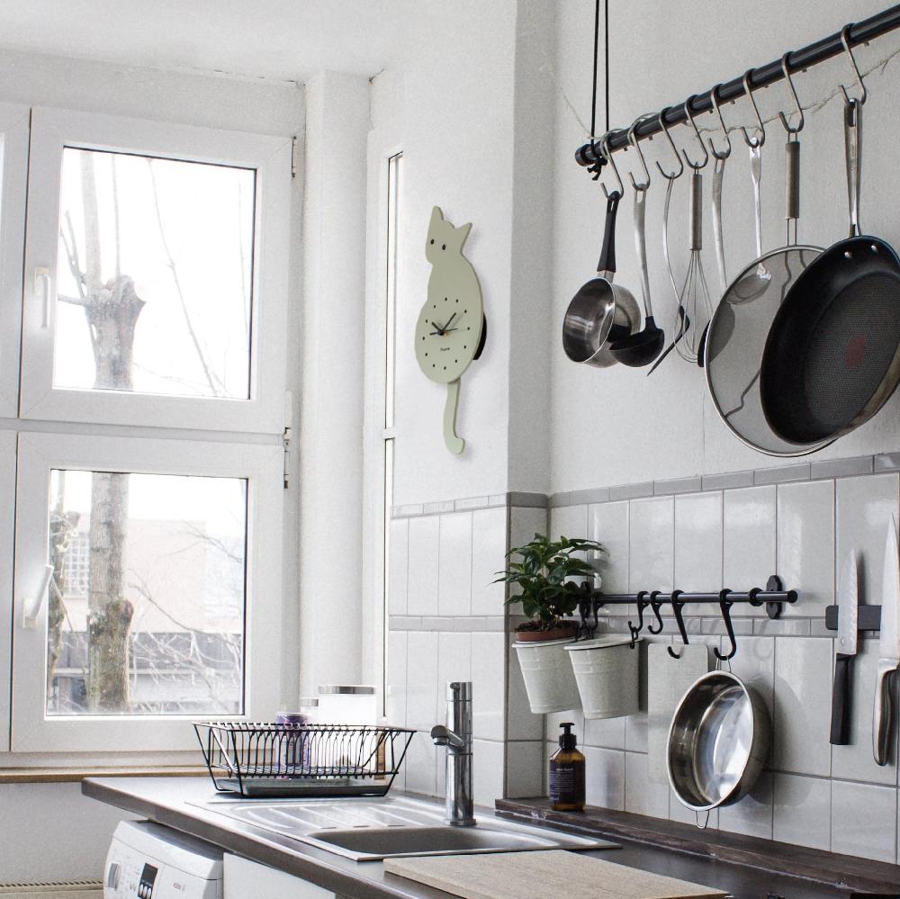 Fisura Reloj Gato Verde Menta