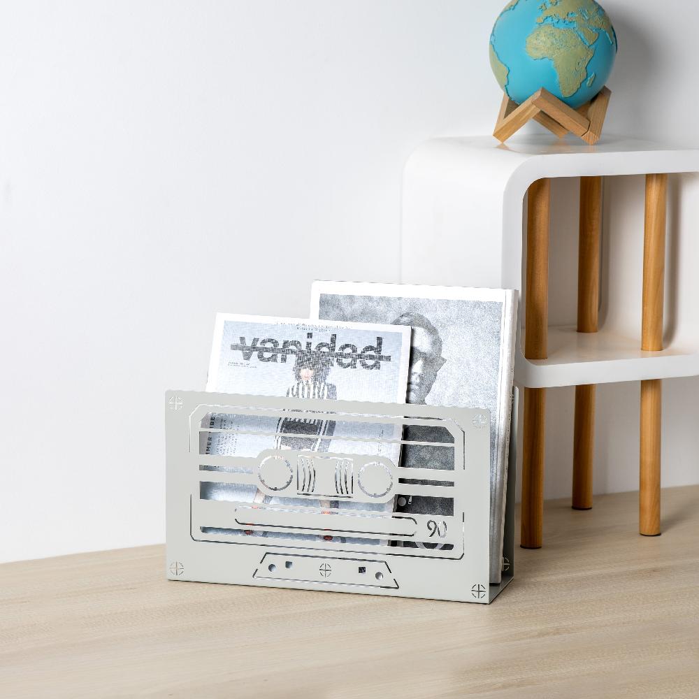 Fisura Revistero Cassette Gris