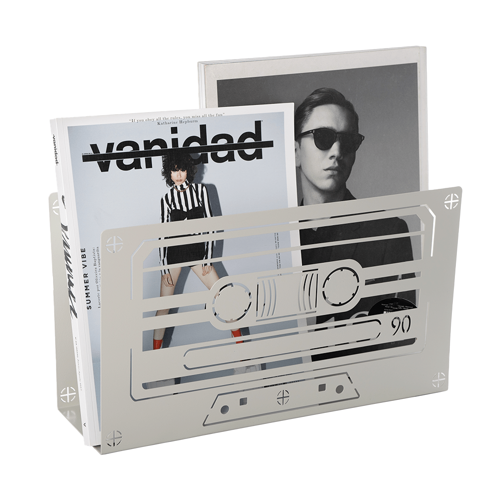 Fisura Revistero cassette gris