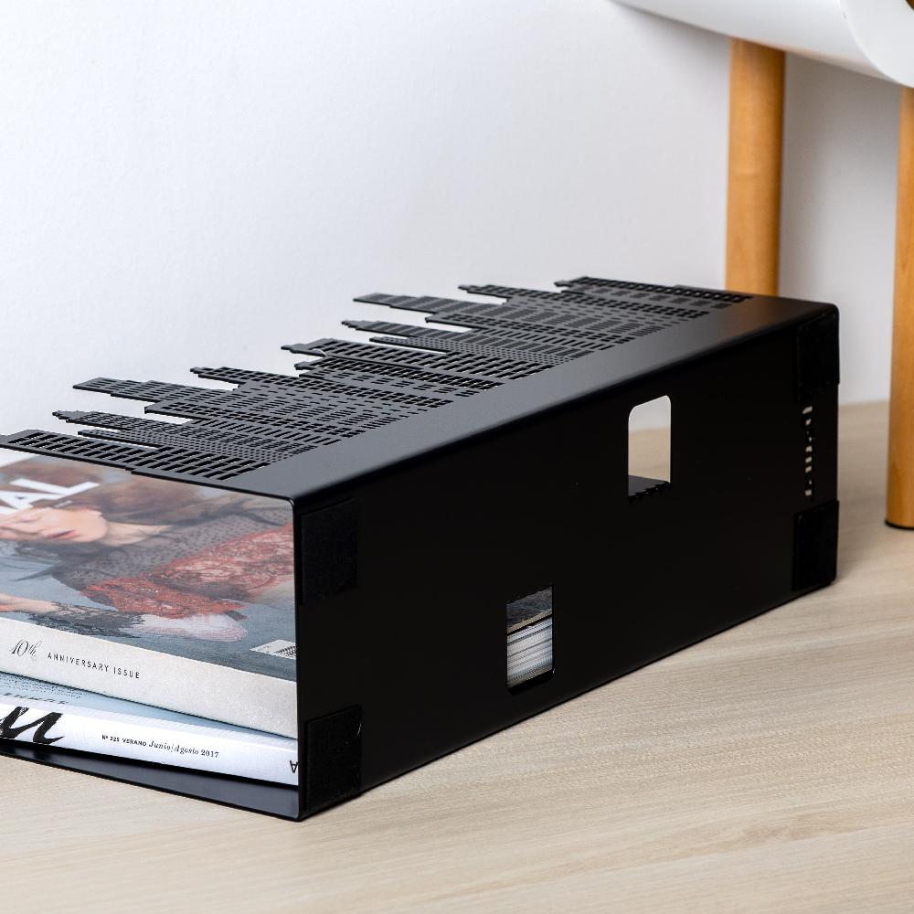 Fisura Revistero Edificios Negro