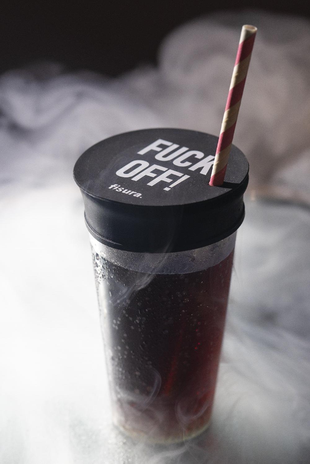 Fisura Tapa Vasos Antidroga “F*ck Off”