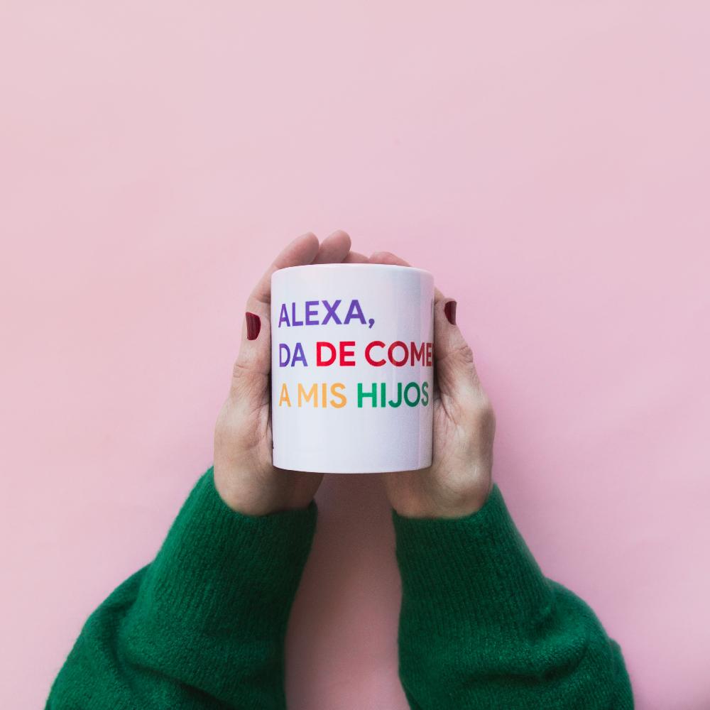 Fisura Taza 'Alexa Da De Comer A Mis Hijos' ESP