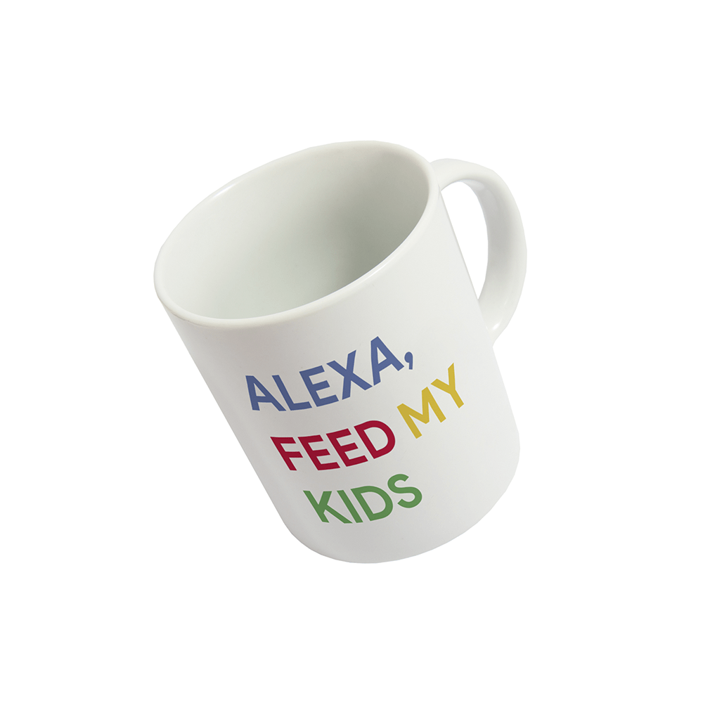 Fisura Taza 'Alexa feed my kids' ENG
