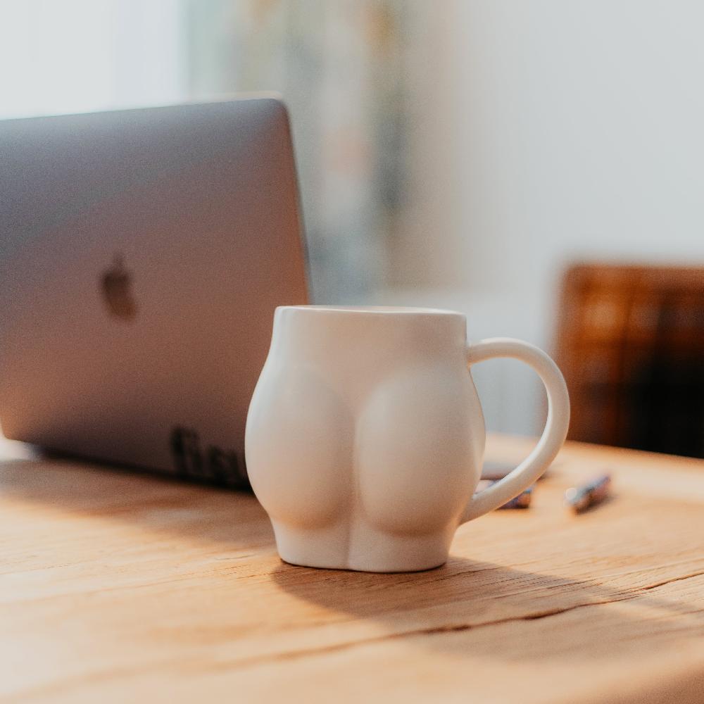 Fisura Taza "Culo" Blanco