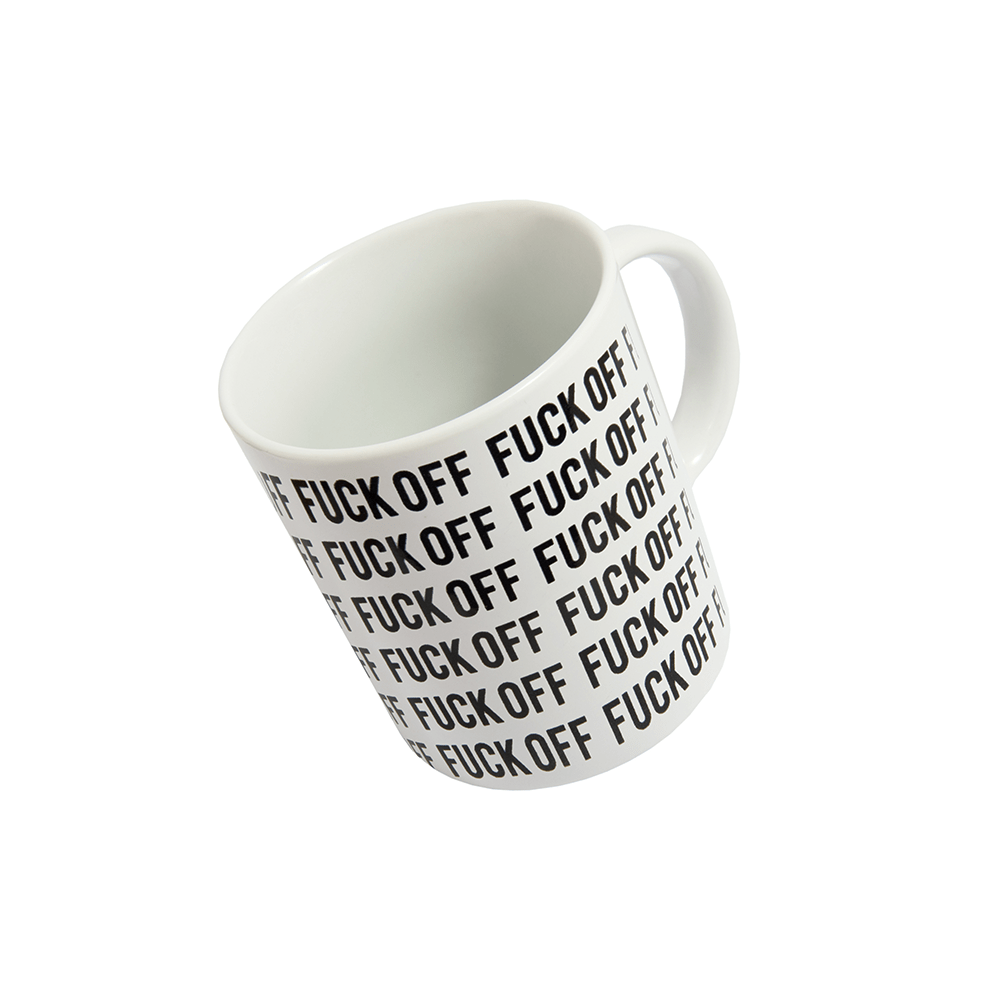 Fisura Taza 'Fuck Off' Blanco/ Negro