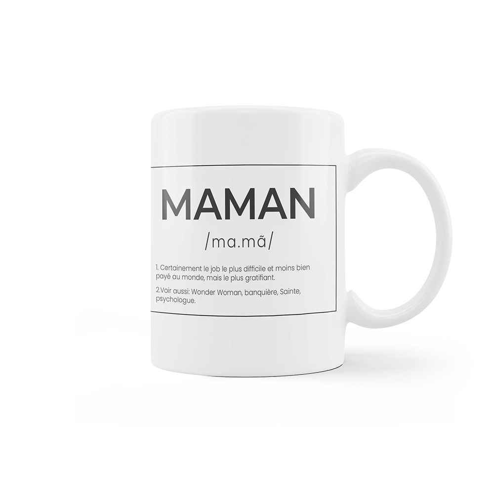Fisura Taza "Maman" francés