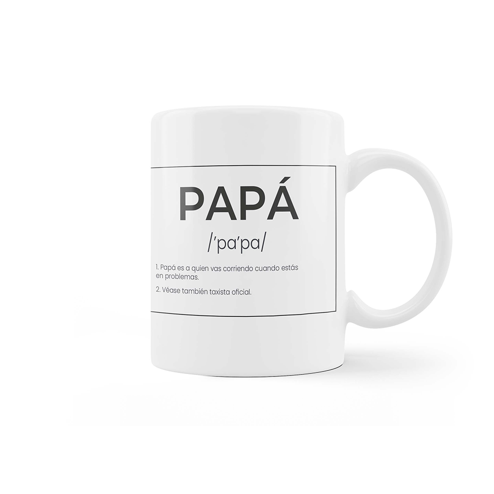 Fisura Taza "Papá" español