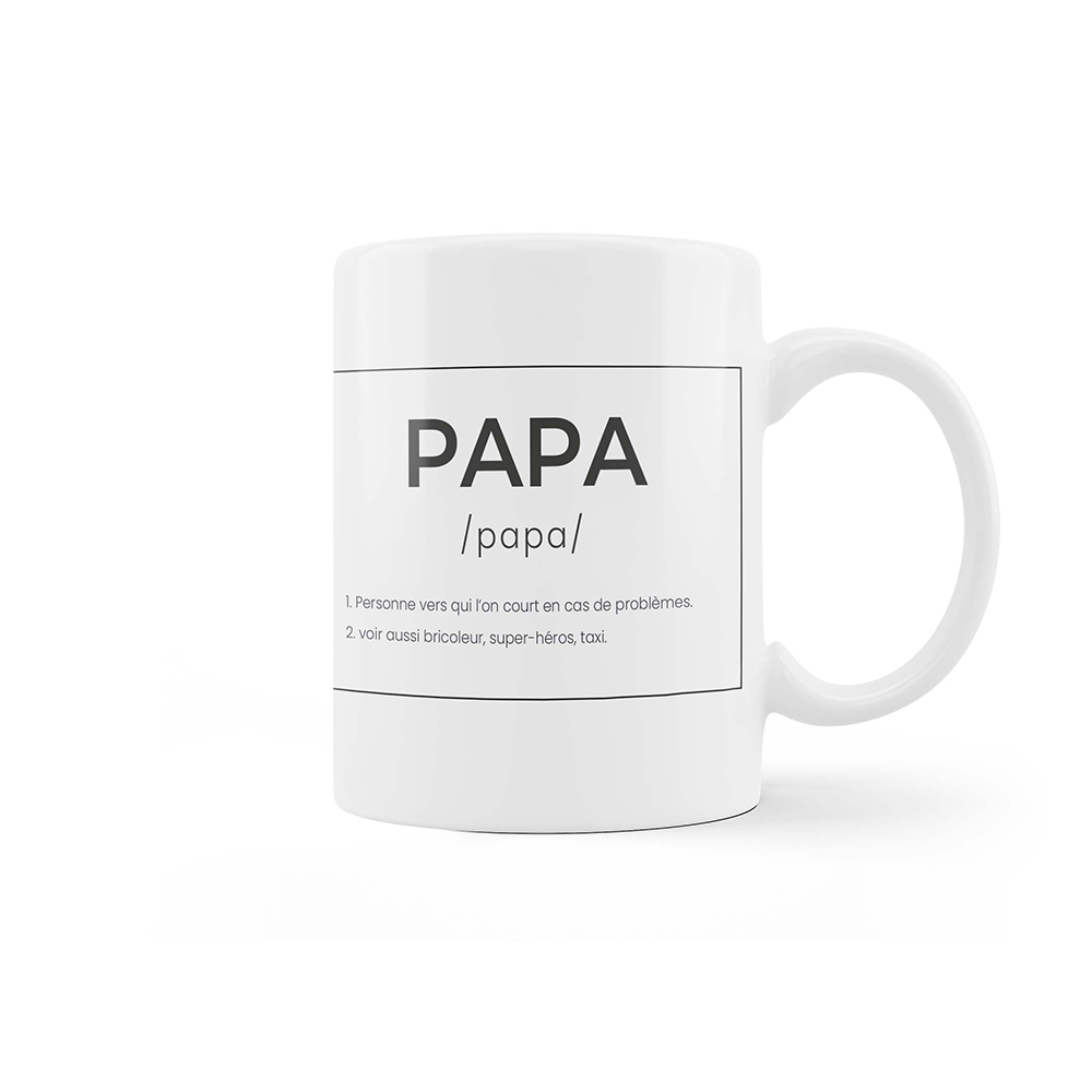 Fisura Taza "Papa" francés
