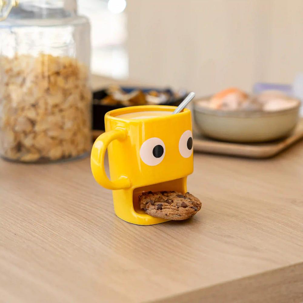 Fisura Taza Para Galletas Amarilla
