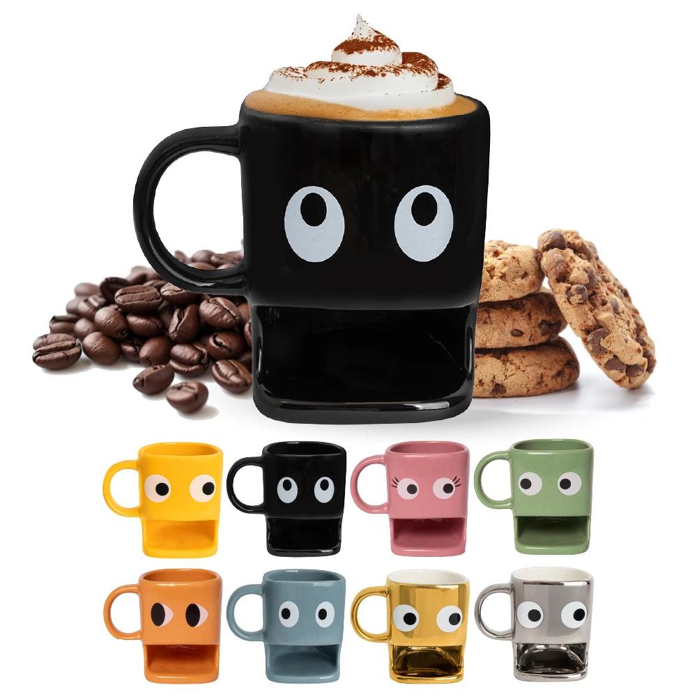 Fisura Taza Para Galletas Negra