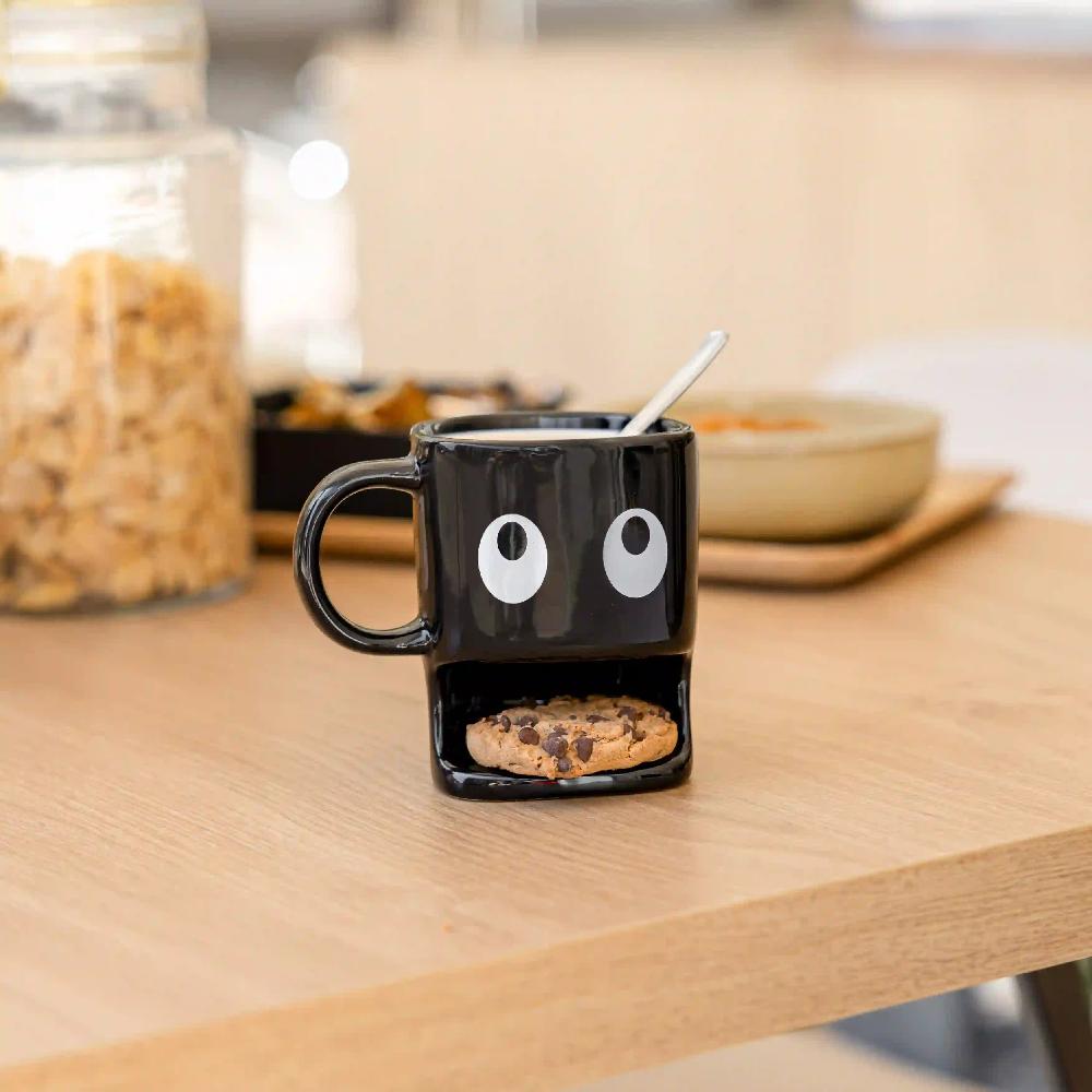 Fisura Taza Para Galletas Negra