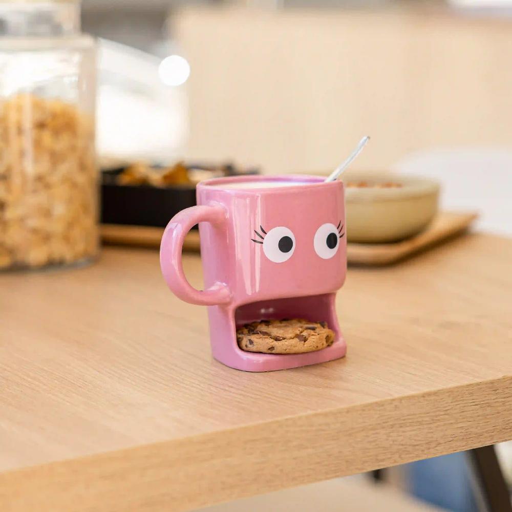 Fisura Taza Para Galletas Rosa