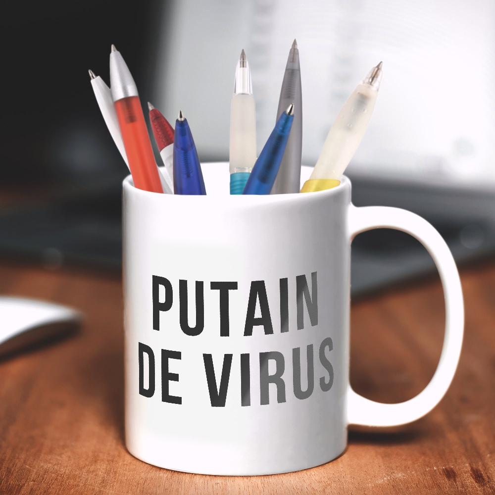 Fisura Taza "Putain De Virus"