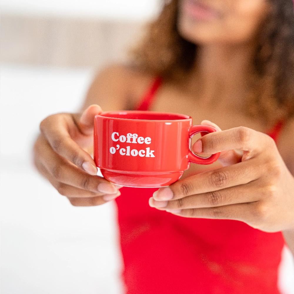 Fisura Tazas "Coffee Clock" (Set De 4)