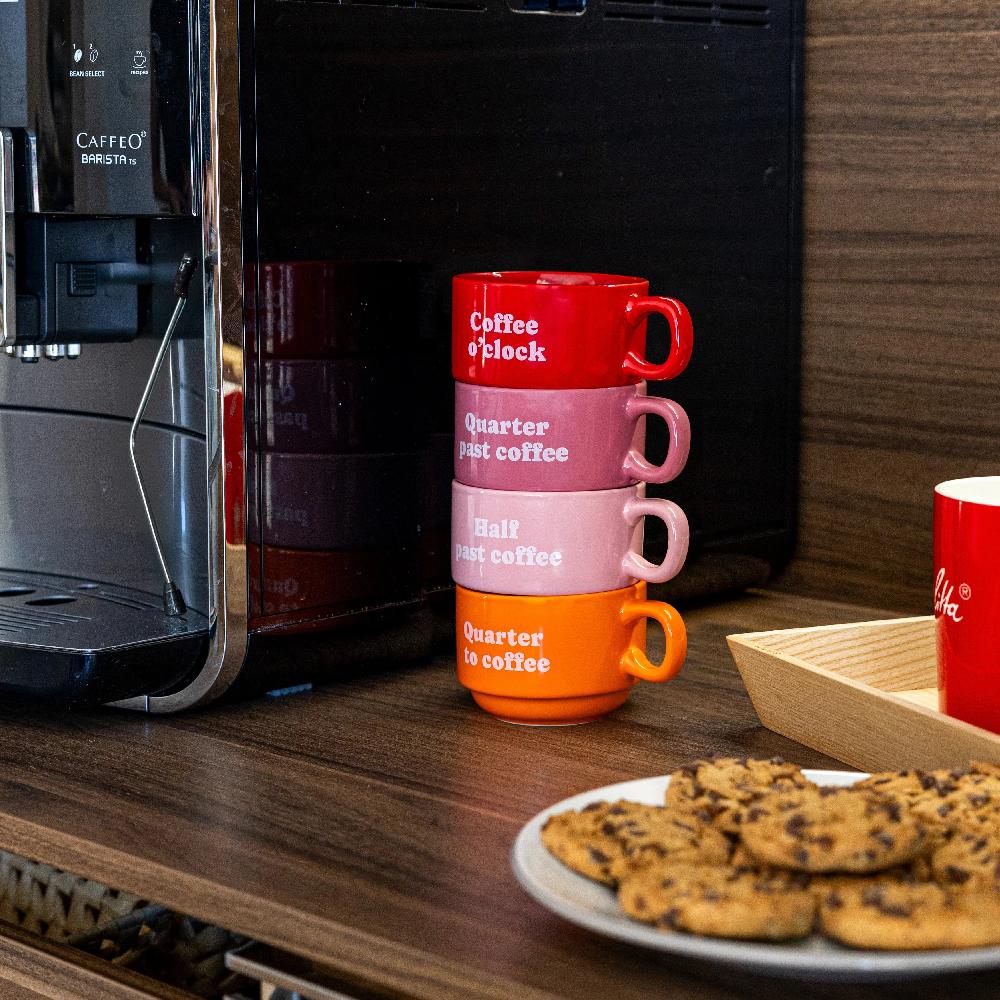 Fisura Tazas "Coffee Clock" (Set De 4)