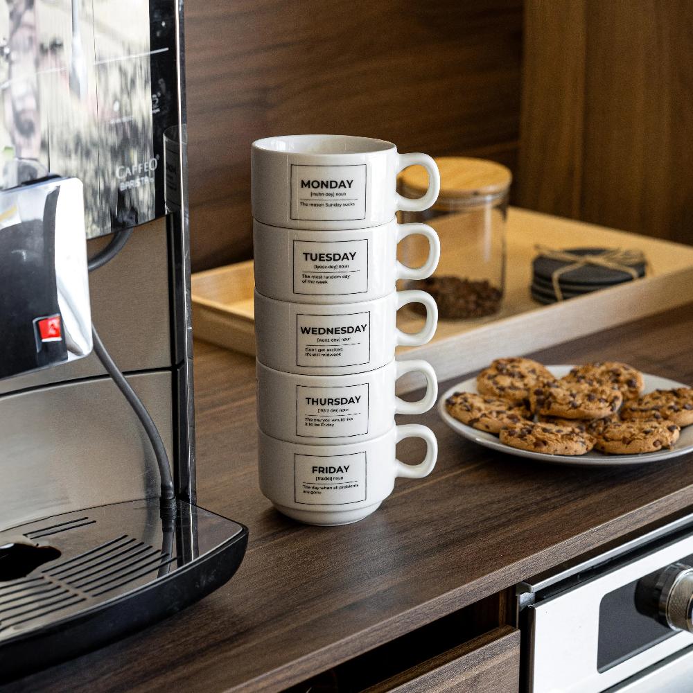 Fisura Tazas "Days Of The Week" (Set De 5)