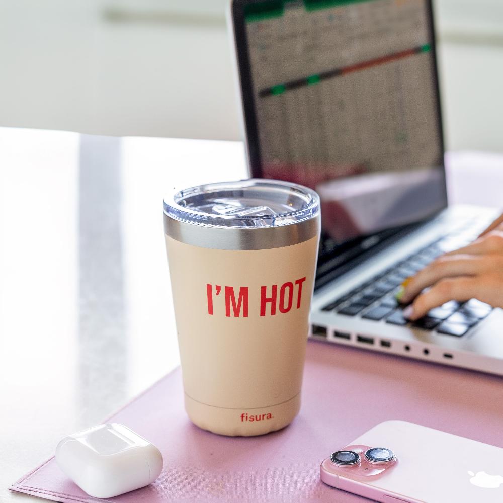 Fisura Vaso Termo “I’m Hot” Beige