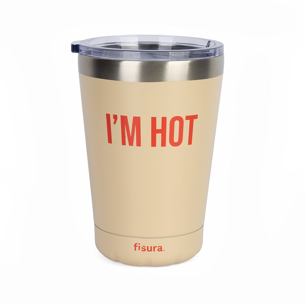 Fisura Vaso termo “I’m hot” beige