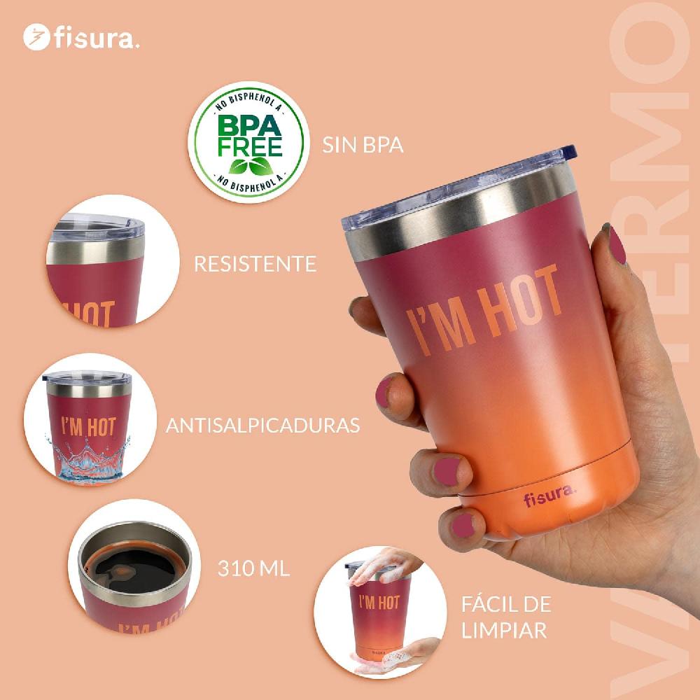Fisura Vaso Termo “I’m Hot” Degradado