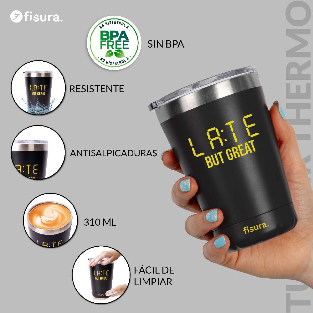 Fisura Vaso Termo "Late But Great"