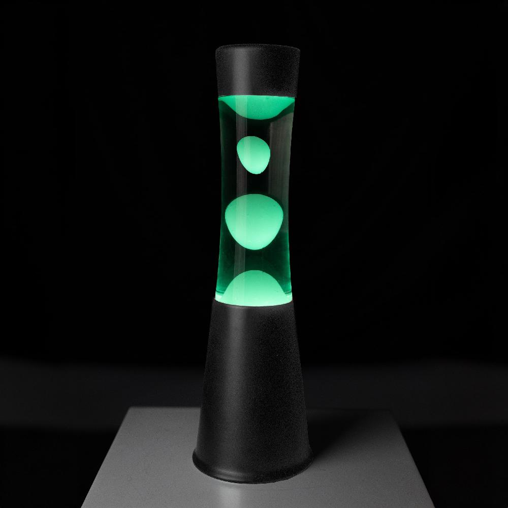 Fisura Lámpara De Lava LED Con Base Negra - 7 Colores