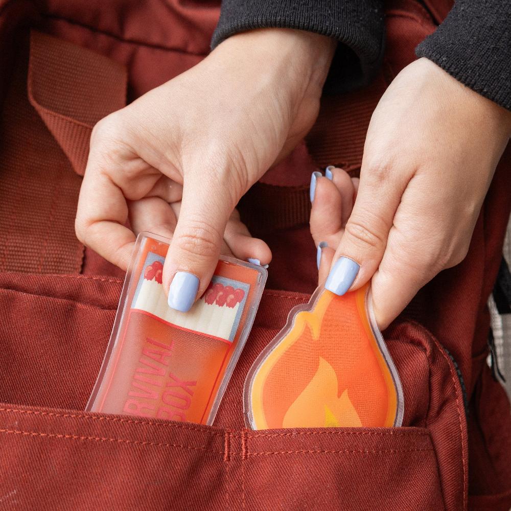 Fisura Pack De 2 Calentadores De Manos “survival Box"