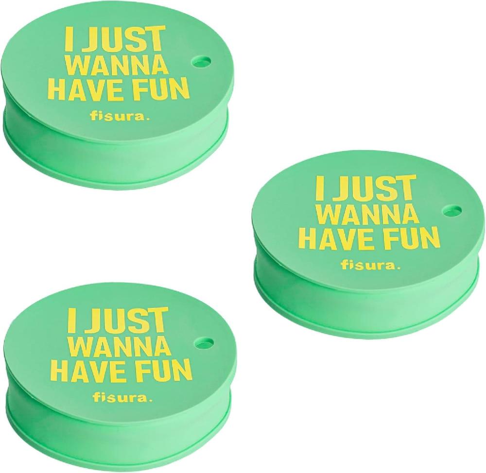 Fisura Tapa vasos antidroga “I just wanna have fun” 3 unidades