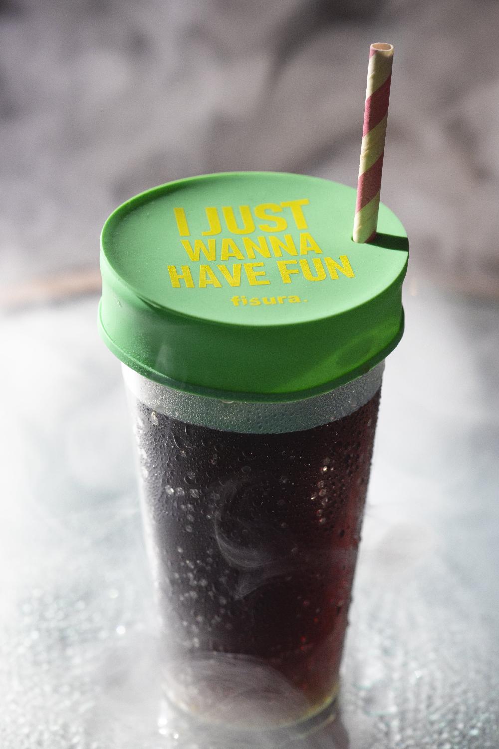 Fisura Tapa Vasos Antidroga “I Just Wanna Have Fun” 5 Unidades