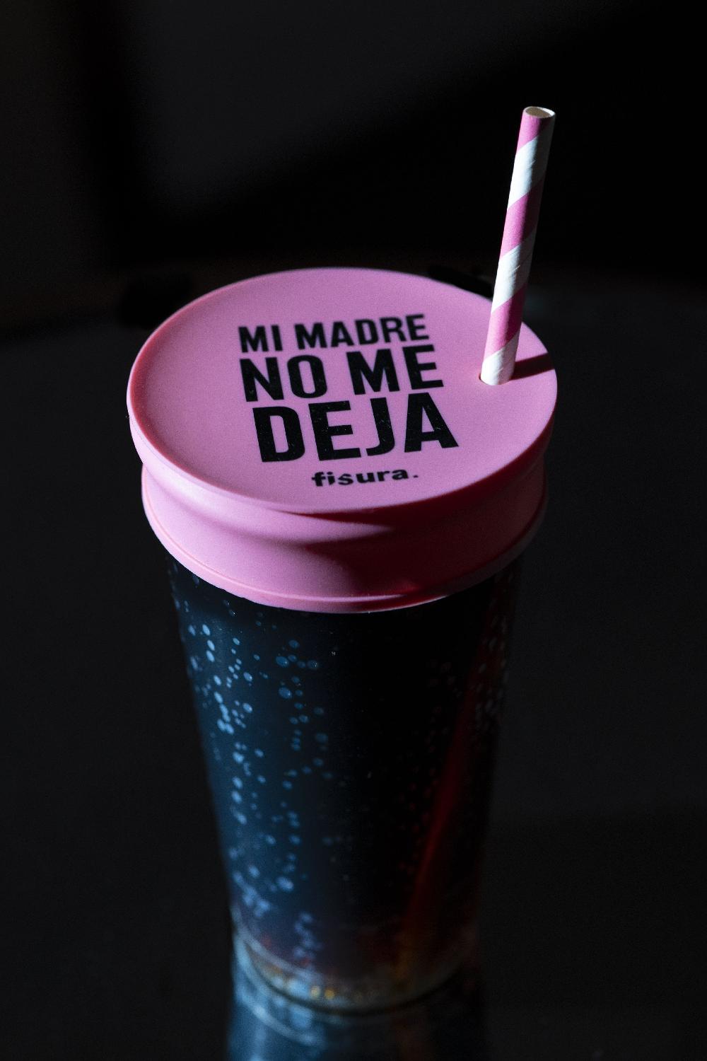 Fisura Tapa Vasos Antidroga “mi Madre No Me Deja” 5 Unidades