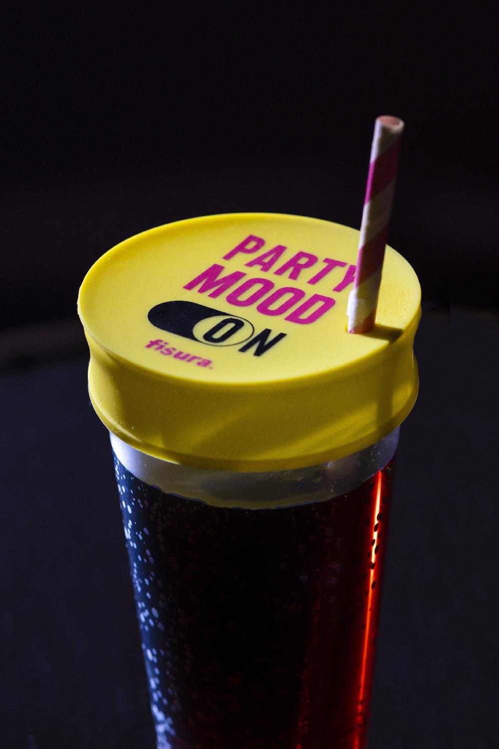 Fisura Tapa Vasos Antidroga “Party Mood ON” 5 Unidades