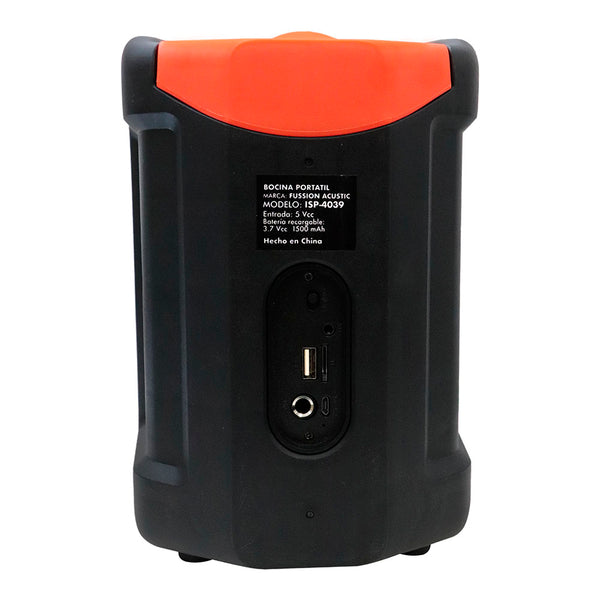 Fussion ISP-4039 Cosmos Bocina Portátil 4"