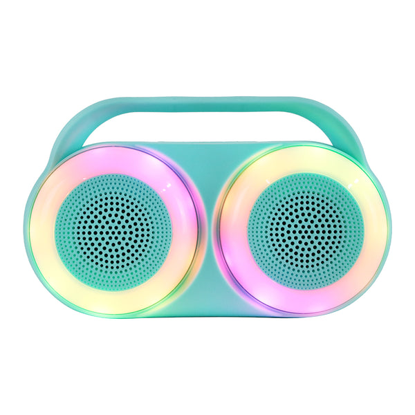 Fussion ISP-22004 Bocina Portátil 2X2" 10 000W P.M.P.O COLOR VIBES