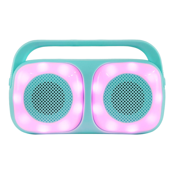 Fussion ISP-22005 Bocina Portátil 2X2" 10 000W P.M.P.O COLOR VIBES