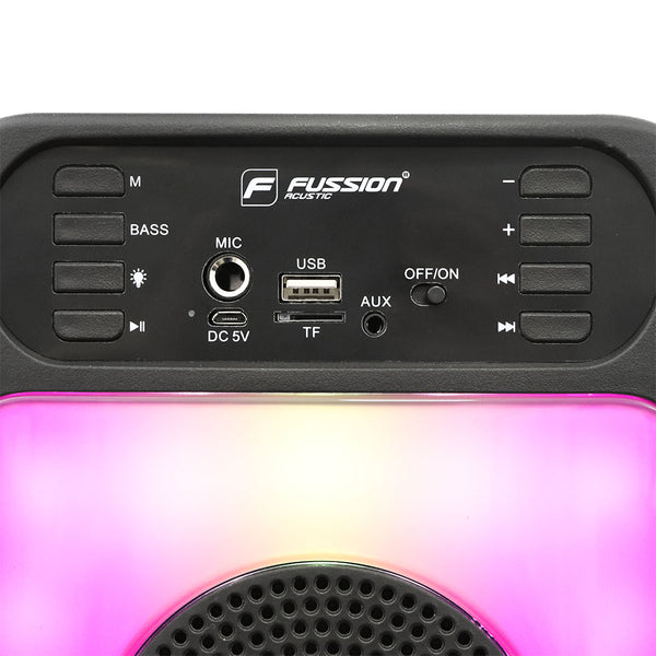 Fussion ISP-24008 Flame Bit 2x4": Desata El Poder De Las Flamas Con 20 000W P.M.P.O