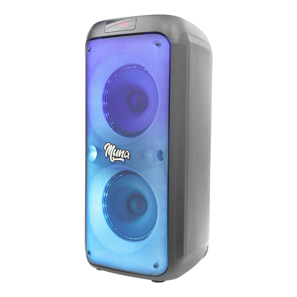 Fussion ISP-24MUNA Bafle Amplificado Potencia Descomunal De 40 000W P.M.P.O Con Doble Woofer De 8"