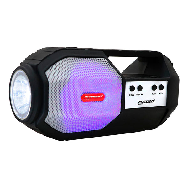 Fussion ISP-3017 Bocina portátil 3" con lámpara LED 1 000 W P.M.P.O