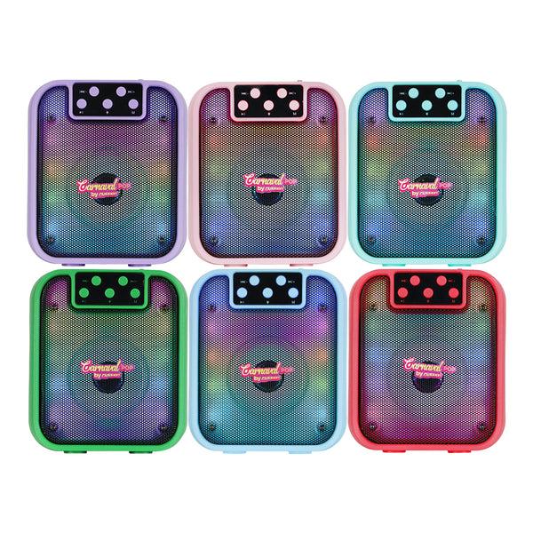 Fussion ISP-3043 ¡Lleva El Espíritu Del Carnaval En Tus Manos Con La Bocina Portátil CARNAVAL POP De 3" Con 5000W P.M.P.O