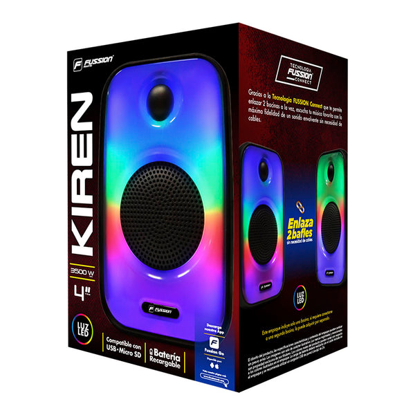 Fussion ¡ISP-4040 KIREN 3 500W P.M.P.O No Puede Faltar En Tus Reuniones