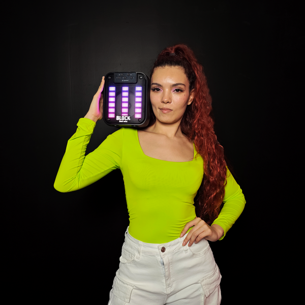 Fussion ISP-4045 BLOCK BEAT MINI BOCINA PORTÁTIL 4" 5000W P.M.P.O