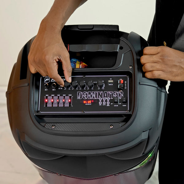 Fussion PBS-15020 BAFLE AMPLIFICADO 15" 50 000W P.M.P.O DOMINATOR