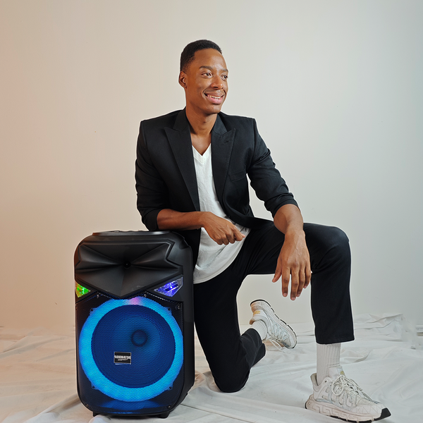 Fussion PBS-15020 BAFLE AMPLIFICADO 15" 50 000W P.M.P.O DOMINATOR